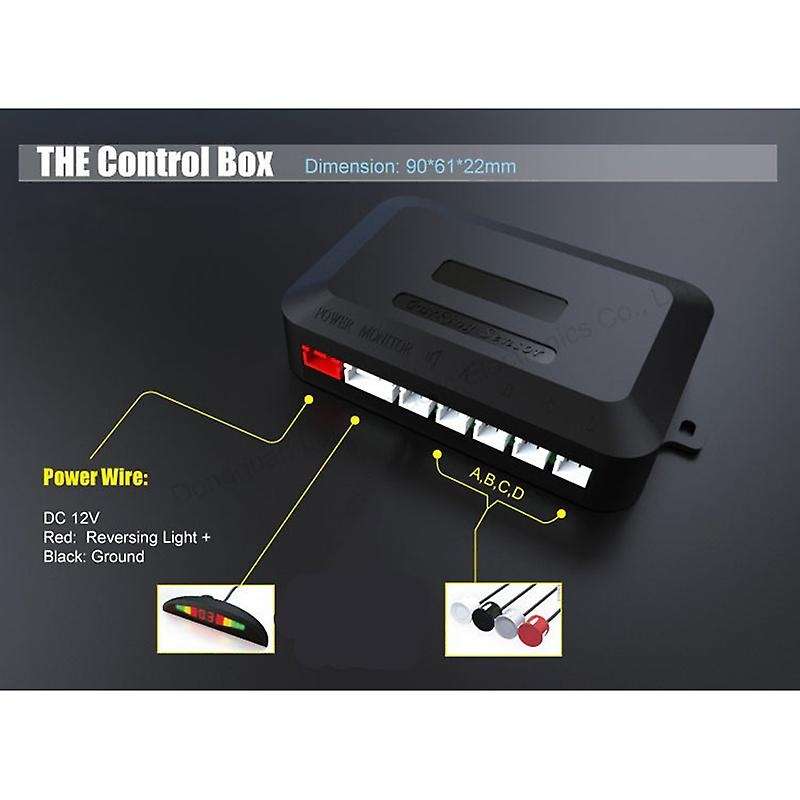No Display Smartour Parking Location Car Auto Parktronic with 4 Sensor Reverse Ultrasonic Fit All Ca