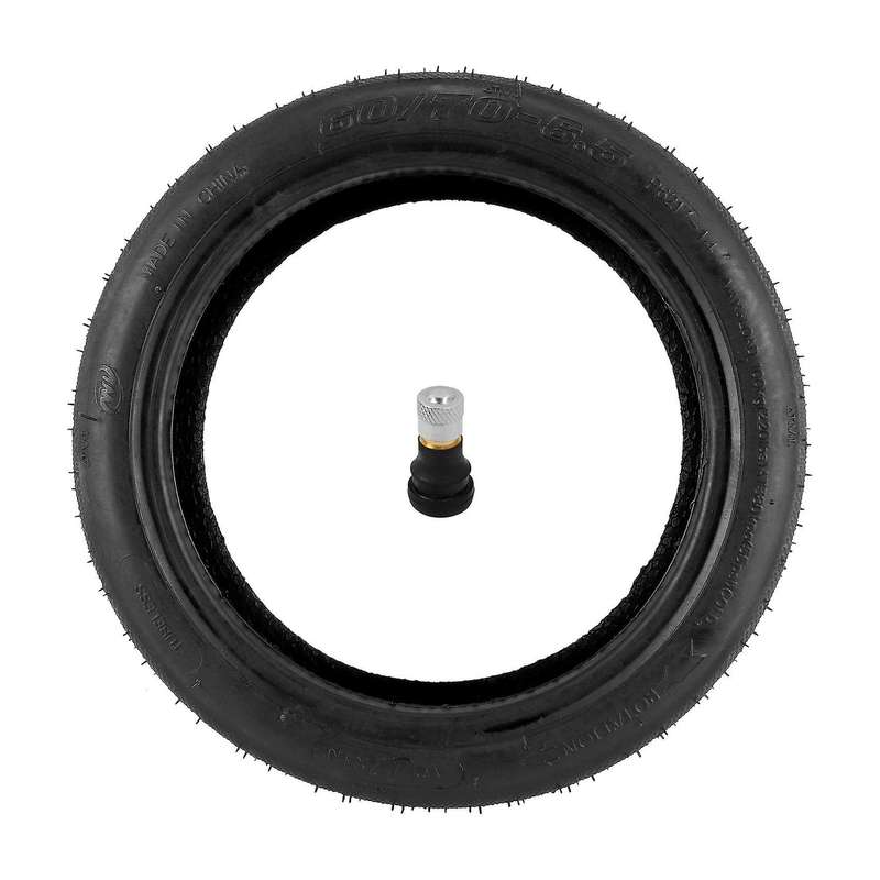 No Explode Proof Tire Compatible for Max G30 60/70-6.5 Black Vacuum Tire with Valve