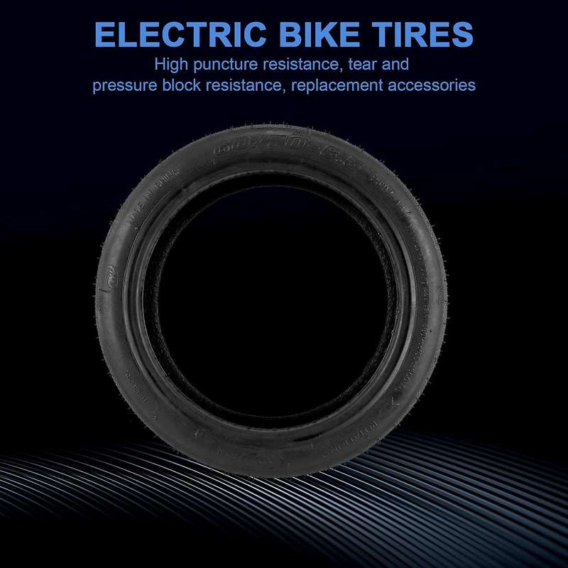 No Explode Proof Tire Compatible for Max G30 60/70-6.5 Black Vacuum Tire with Valve