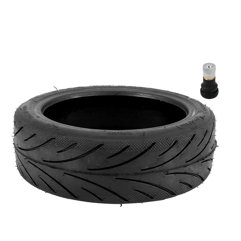 No Explode Proof Tire Compatible for Max G30 60/70-6.5 Black Vacuum Tire with Valve