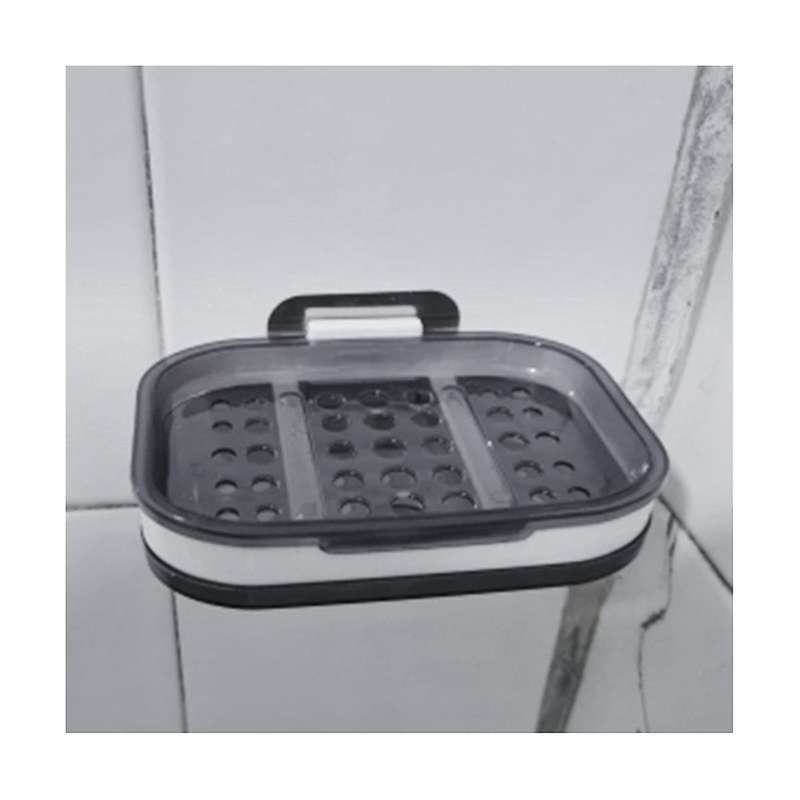 Non- Soap Holder Bathroom Strong Suction Drain Rack Soap Dishes Household Suction Cup Soap Dish