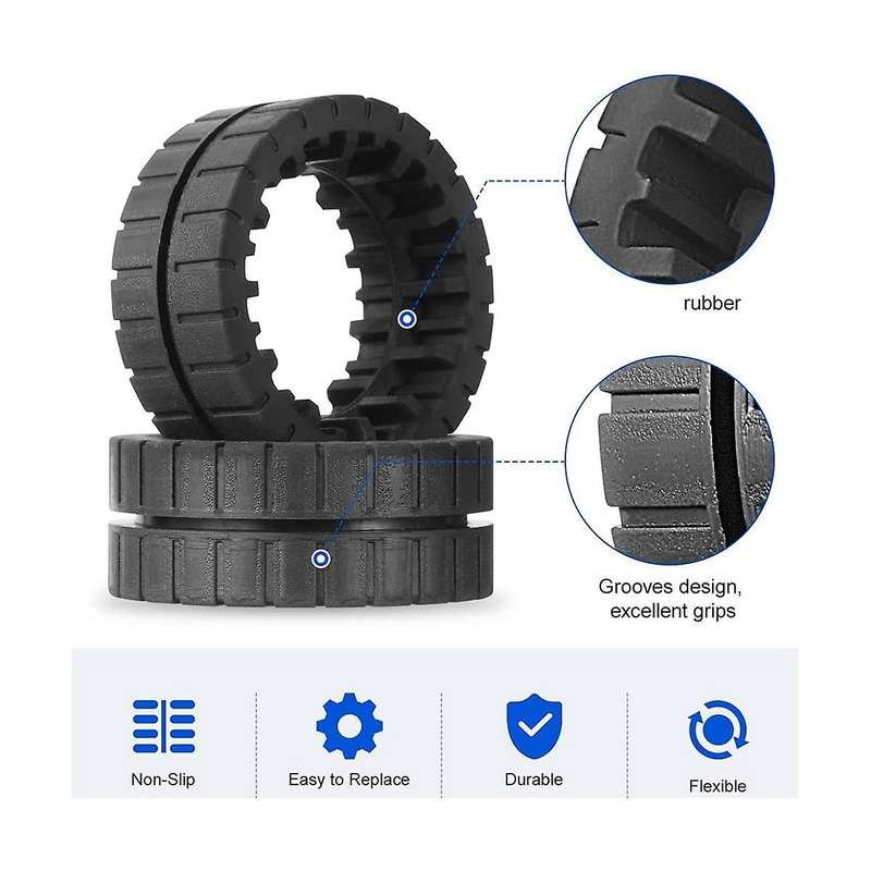 Non- Replacement Wheel Tires for Jet M6 (6110) (6012) (6112) (6113) Ultimate Connected Robot Mop Pa