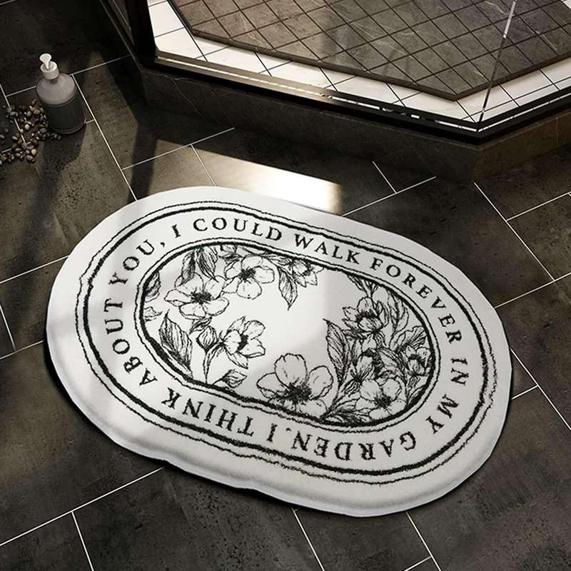 Non-Slip Bath Mat INS Style Doormat Absorbent Carpets Entrance Mats Balcony Porch Area Rugs Living R