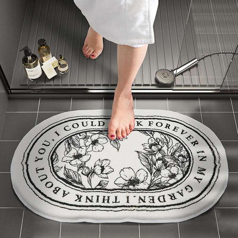Non-Slip Bath Mat INS Style Doormat Absorbent Carpets Entrance Mats Balcony Porch Area Rugs Living R
