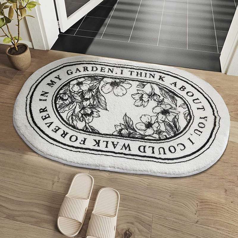 Non-Slip Bath Mat INS Style Doormat Absorbent Carpets Entrance Mats Balcony Porch Area Rugs Living R