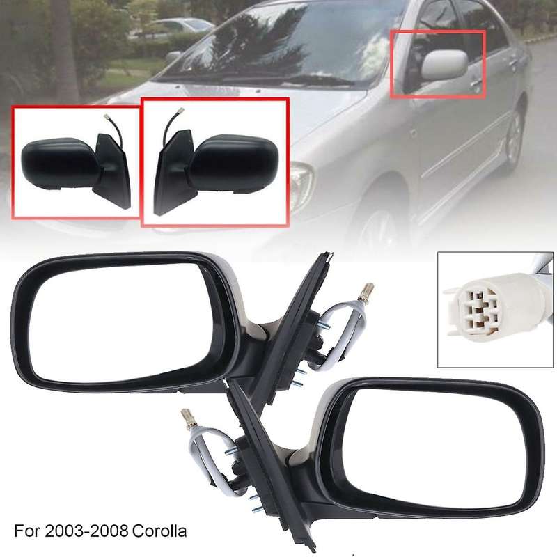 Non-Folding Car Door Wing Side Mirror Rearview Mirror for CE/LE S Sport Sedan 4-Door 2003-2008, Righ