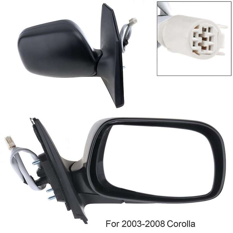 Non-Folding Car Door Wing Side Mirror Rearview Mirror for CE/LE S Sport Sedan 4-Door 2003-2008, Righ