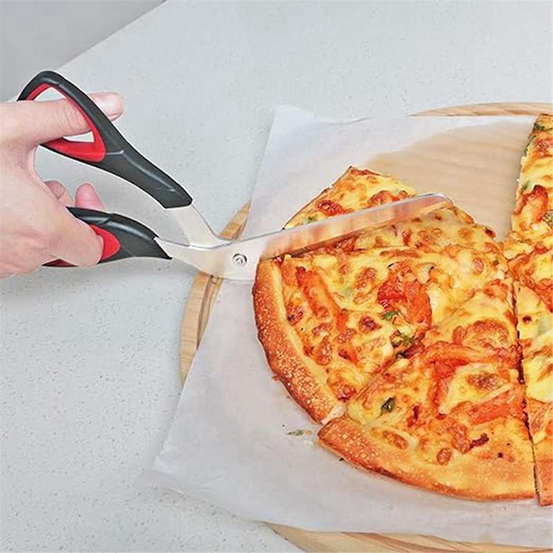 Non-stick Pizza Scissors, Stainless Steel, Easy-to-use & Easy-to-clean Pizza Cutters