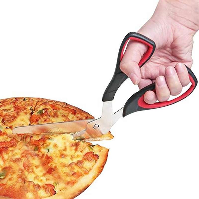 Non-stick Pizza Scissors, Stainless Steel, Easy-to-use & Easy-to-clean Pizza Cutters