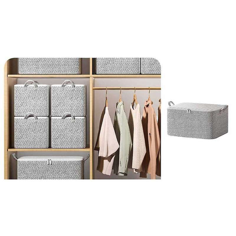 Non-Woven Zippers Storage Bag Moving Quilt Storage Basket Travel -Capacity Clothing Storage Bag