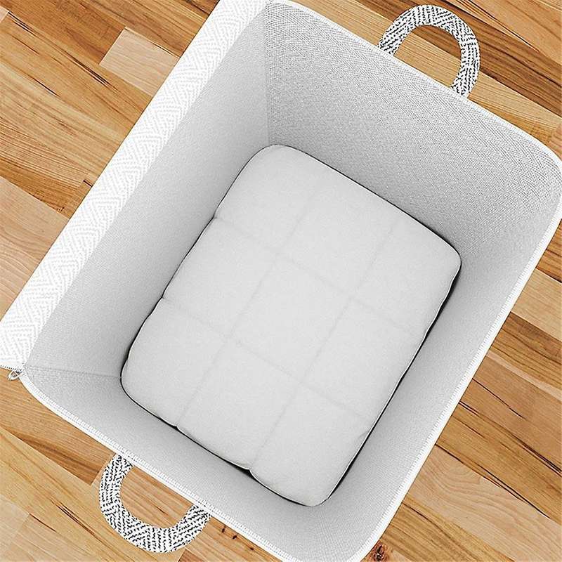 Non-Woven Zippers Storage Bag Moving Quilt Storage Basket Travel -Capacity Clothing Storage Bag