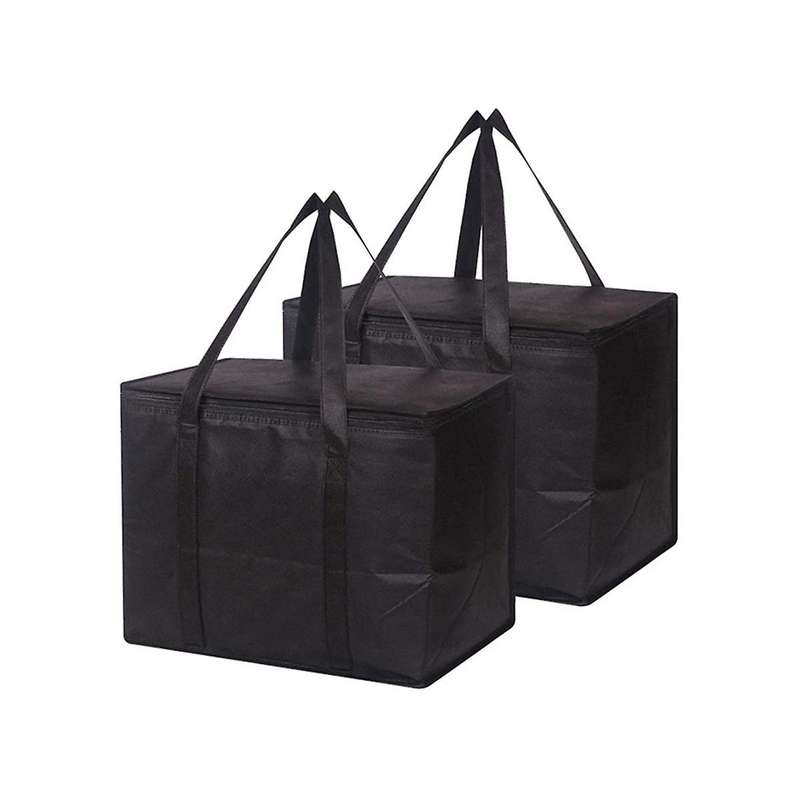 Non-woven Long Portable Aluminum Foil Insulation Bag Car -keeping Ice Pack Lunch Lunch Bag