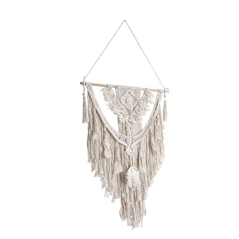 Nordic Bohemian Macrame Wall Hanging Tapestry Hand-wovening Home Wall Decor Tapestry