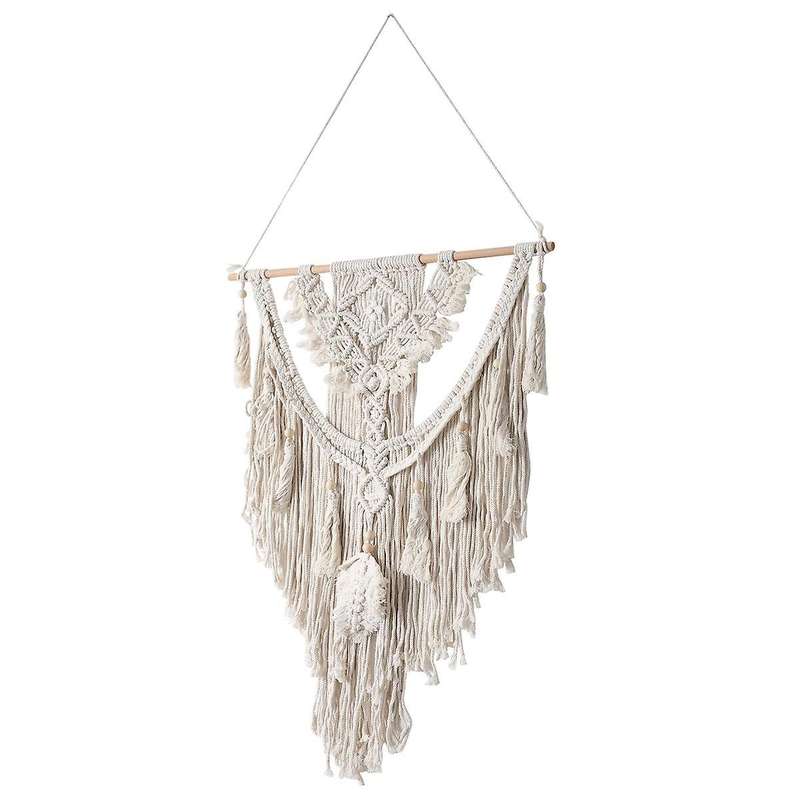 Nordic Bohemian Macrame Wall Hanging Tapestry Hand-wovening Home Wall Decor Tapestry
