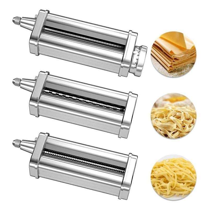 Noodle Press Kit for Pasta Maker Stainless Steel Pasta Spaghetti Roller Stand Mixer Attachment Kitch