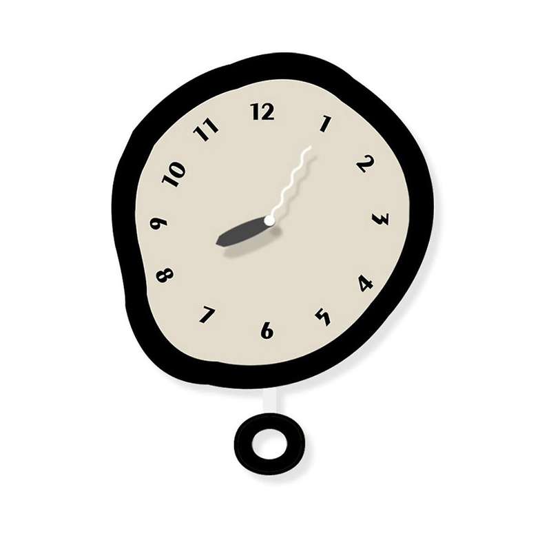 Nordic Minimalist Silent Wall Clock Simple Living Room Decoration Restaurant Wall Clock Art Personal