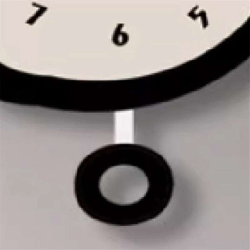 Nordic Minimalist Silent Wall Clock Simple Living Room Decoration Restaurant Wall Clock Art Personal