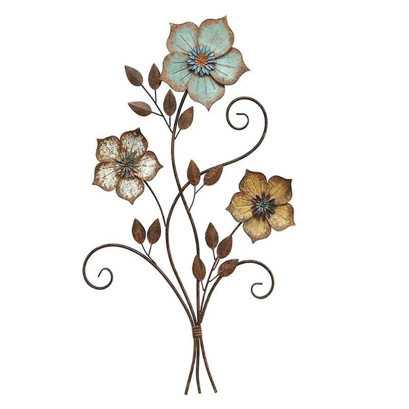 Nordic Luxury Wrought Iron Wall Decorations Bedroom Living Room Wall Sofa Background Wall Pendant C