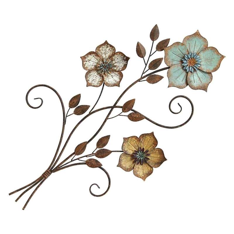 Nordic Luxury Wrought Iron Wall Decorations Bedroom Living Room Wall Sofa Background Wall Pendant C