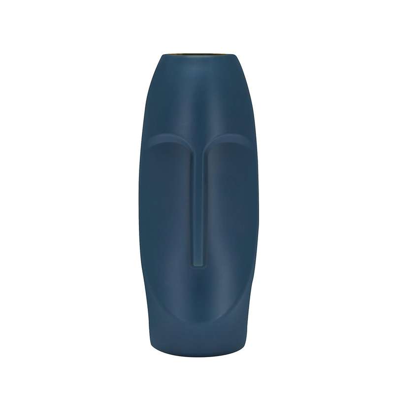 Nordic Minimalist PE Abstract Vase Human Face Creative Display Room Decorative Figue Head Shape Vas