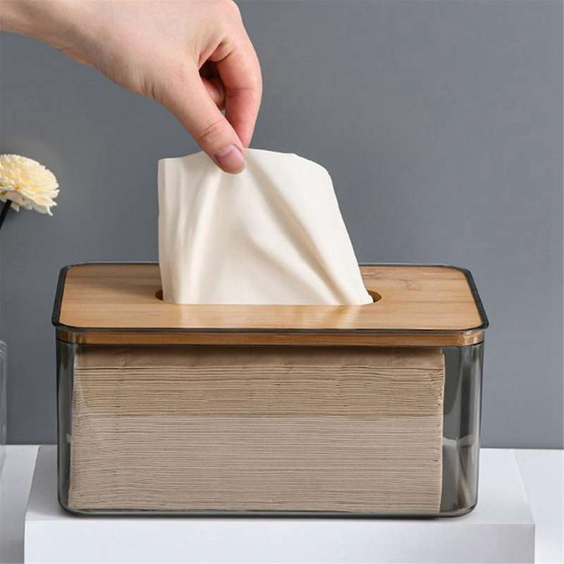 Nordic Simple Creatives Tissue Box Household Living Room Paper Box Tissue Napkin Storage Box Ins Tra