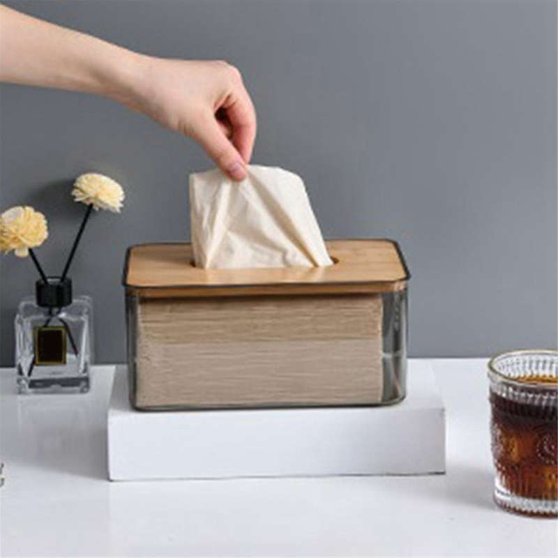 Nordic Simple Creatives Tissue Box Household Living Room Paper Box Tissue Napkin Storage Box Ins Tra