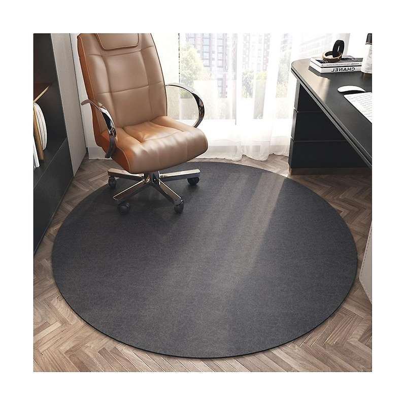 Nordic Retro Round Center Rug for Living Room Computer Chair Mat Non- Hall Floor Carpet Non- Room M