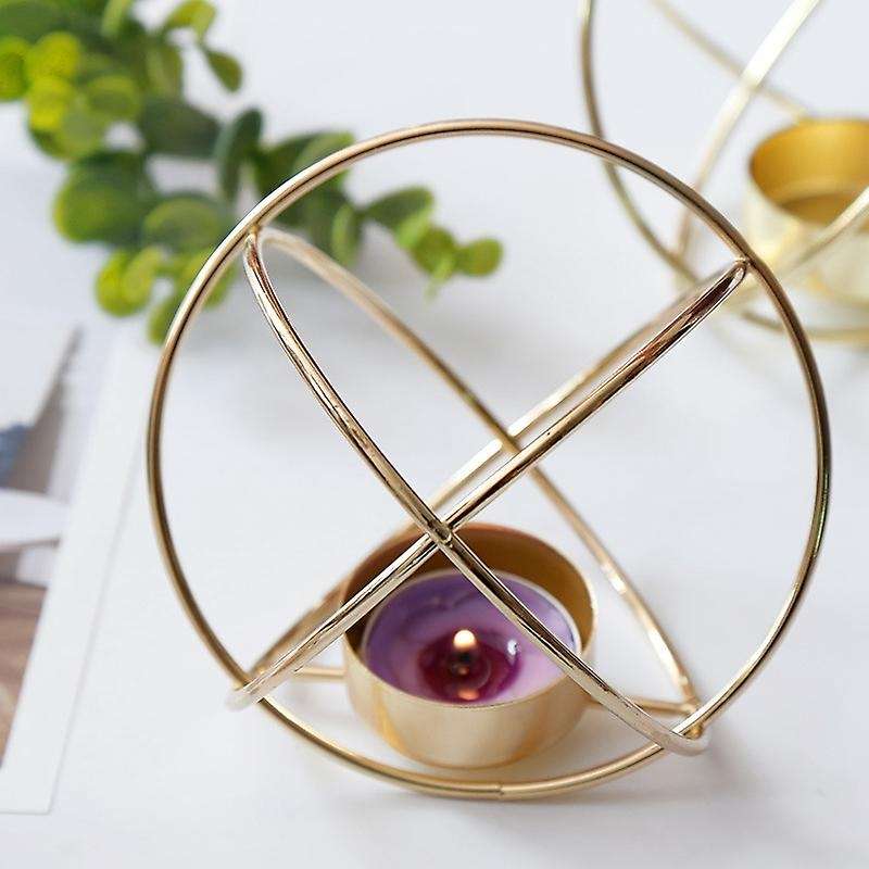 Nordic Style 3D Geometric Candle Holder Tea Light Holder Dining Table Centerpiece Weddings Events Pa
