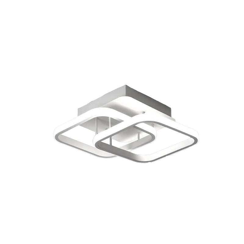 Nordic Style Acrylic Chandelier Modern Led Ceiling Light White Ceiling Lamp for Bedroom, Kitchen, Co