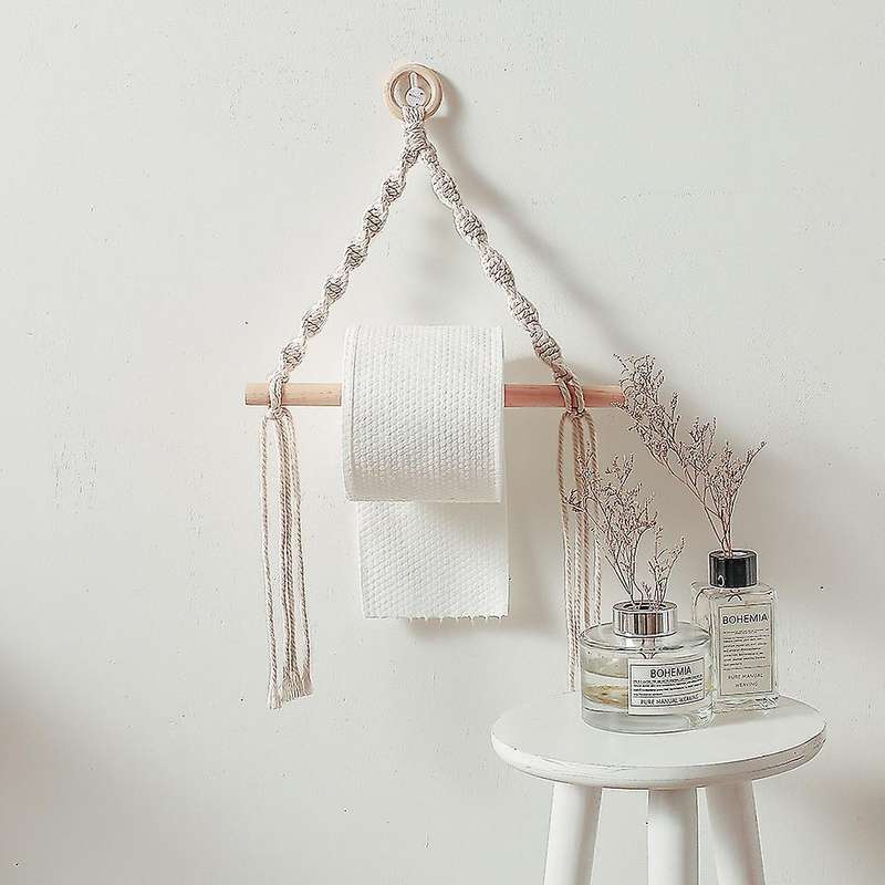 Nordic Wall Hangs Wooden Stick Bedroom Sitting Room Adornment to Braid By Hand Home Decoration Pape
