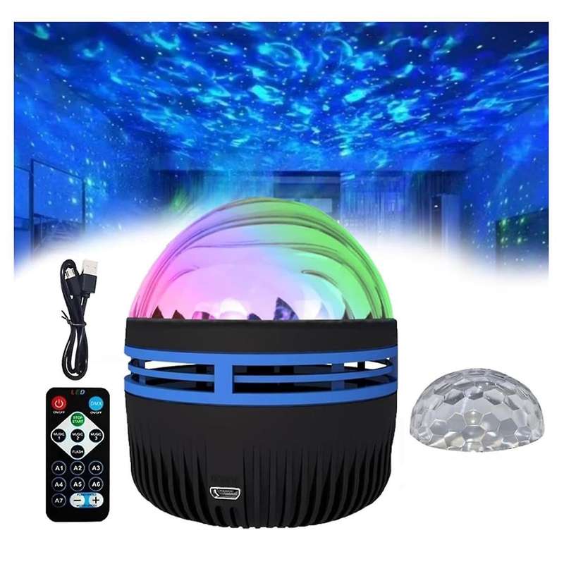 Northern Lights Projector, 2in1 Northern Lights and Ocean Waves Projector, Aurora Lights Projector,N