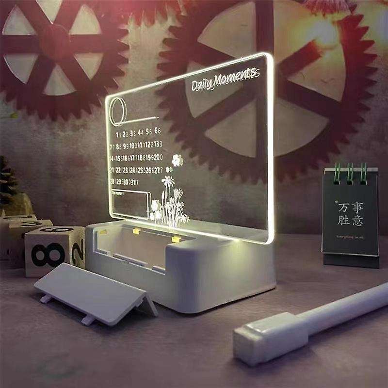 Note Board Creative LED Night Light USB Message Board Holiday Light