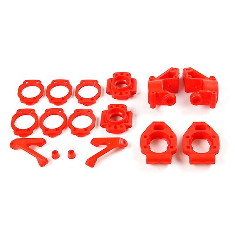 Nylon Front and Rear Wheel Bearing Seat Kit for 1/5 BAHA ROVAN KM BAJA 5B 5T 5SC Toys Car Parts-Red