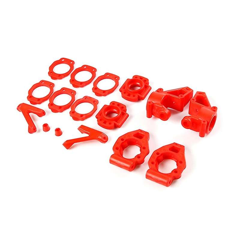 Nylon Front and Rear Wheel Bearing Seat Kit for 1/5 BAHA ROVAN KM BAJA 5B 5T 5SC Toys Car Parts-Red