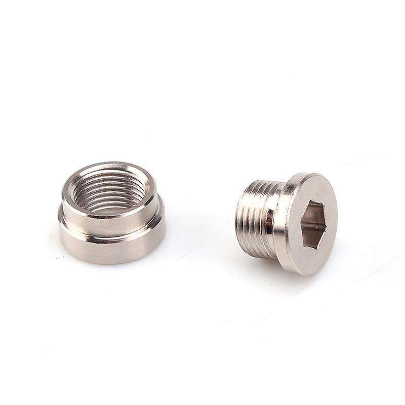 O2 Oxygen Sensor Plug and Bung Kit Nut M18X1.5MM HEX CAP