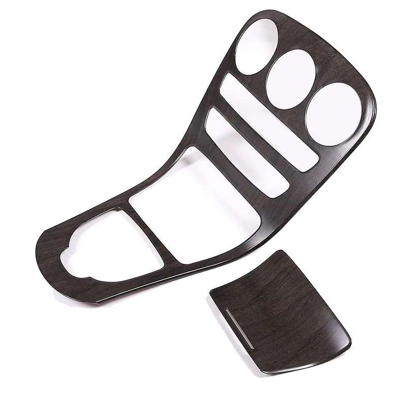 Oak Wood Car Central Control Panel Cover Decorative Frame for C Class W205 Glc-class X253 2015-2018