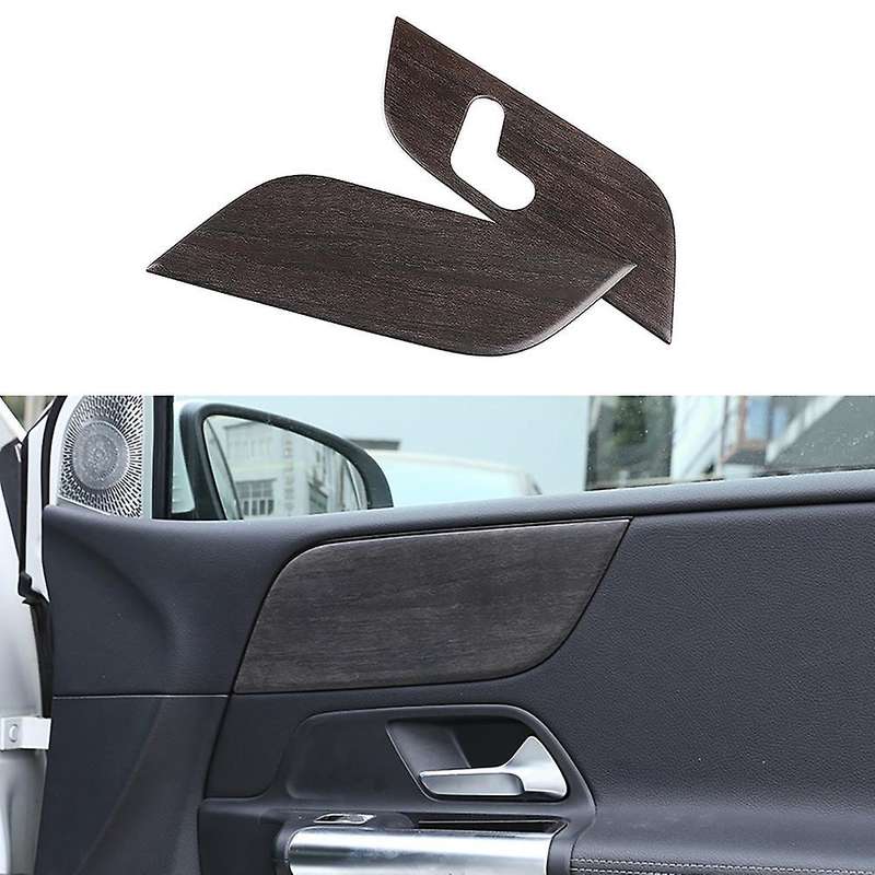 Oak Wood Grain Interior Car Door Panel Handle Trim Cover for GLA//B Class 2020 2Pcs Car Decoration