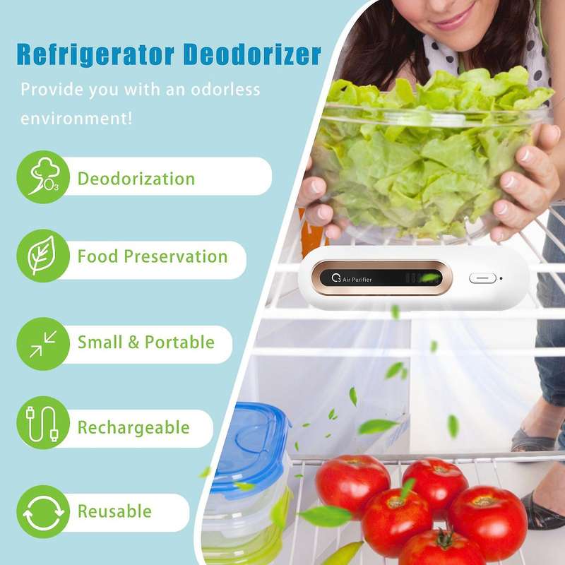 O3 Generator Air Purifier,refrigerator Deodorizer,food Shelf Life Extender,remove Smoke Pet Toilet