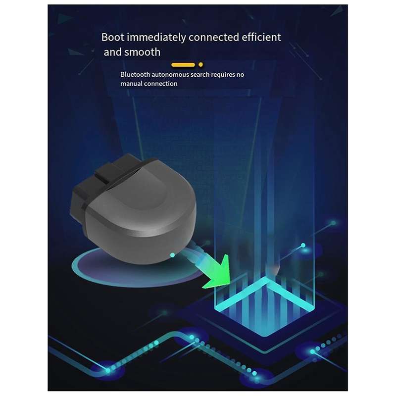 OBD Car Fault Detector OBD Car Code Reader Car Detector Bluetooth Connecting the Whole Car Diagnosti