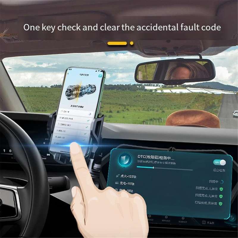 OBD Car Fault Detector OBD Car Code Reader Car Detector Bluetooth Connecting the Whole Car Diagnosti