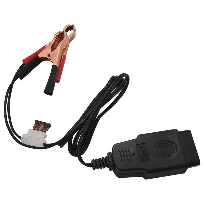 OBD II Vehicle ECU Emergency Power Supply Cable Memory Saver with Alligator Clip-On 12V Universal Au