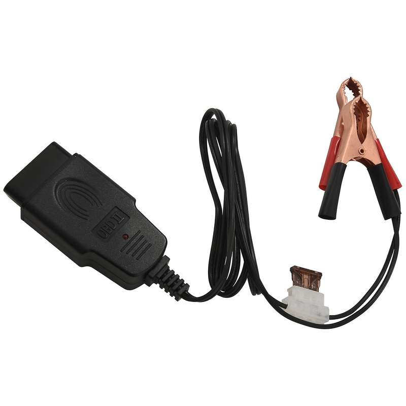 OBD II Vehicle ECU Emergency Power Supply Cable Memory Saver with Alligator Clip-On 12V Universal Au