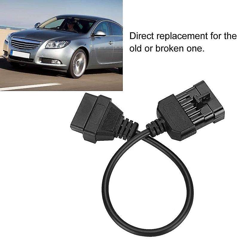 OBD2 10Pin Cable for Opel 10Pin to OBD2 16Pin Female Diagnostic Connector Cable OBD OBD II
