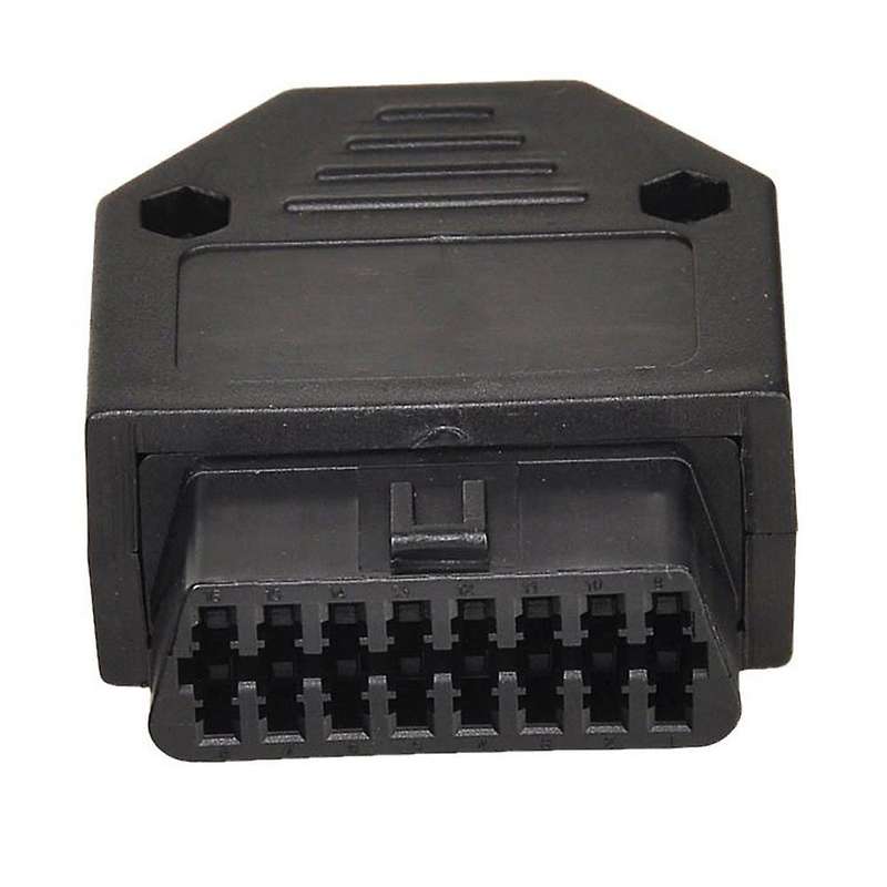Obd2 Obd Ii 16 Pin Connector Socket Diagnostic Tool Adapter Obd Connector + Enclosures + Terminal +