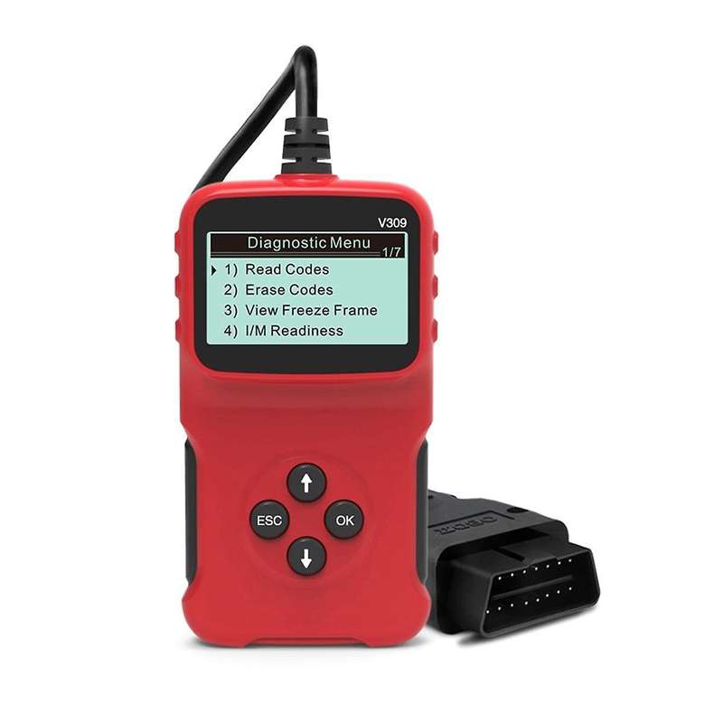 Obd2 Obdii V309 Scanner Automotive Wipe/reset Trouble Code Reader Diagnostic Tool Works On Most 1996
