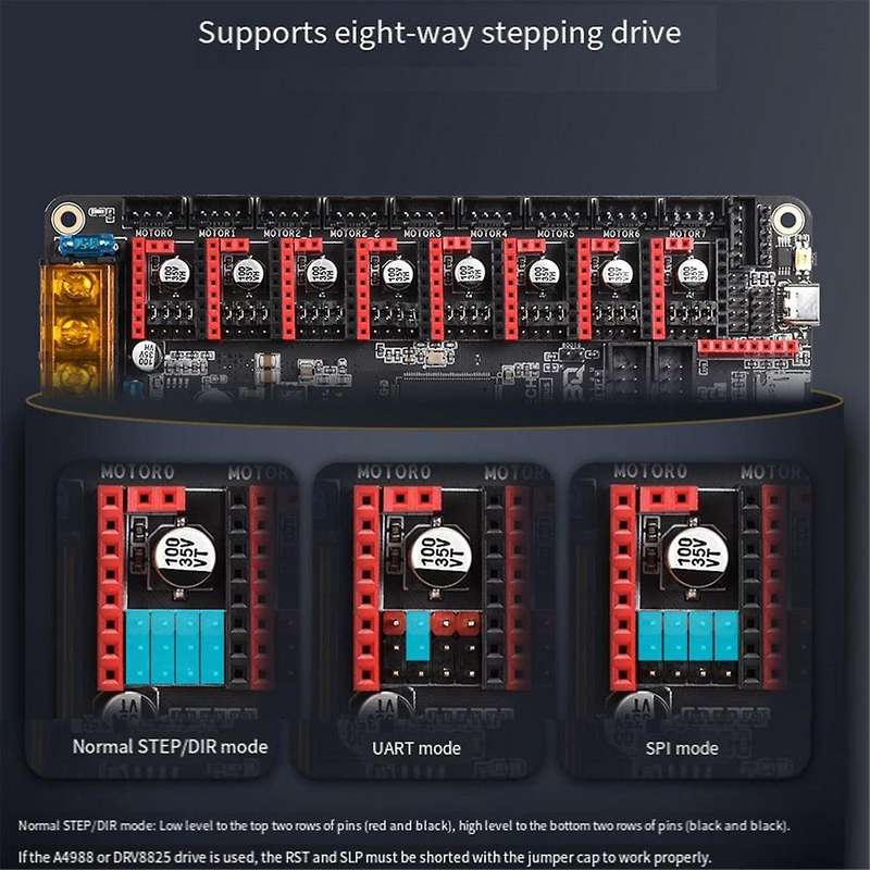 Octopus Motherboard 32bit Control Board Tmc2209 Tmc5160 3d Printer Parts Vs Skr V1.4 Turbo for Voron