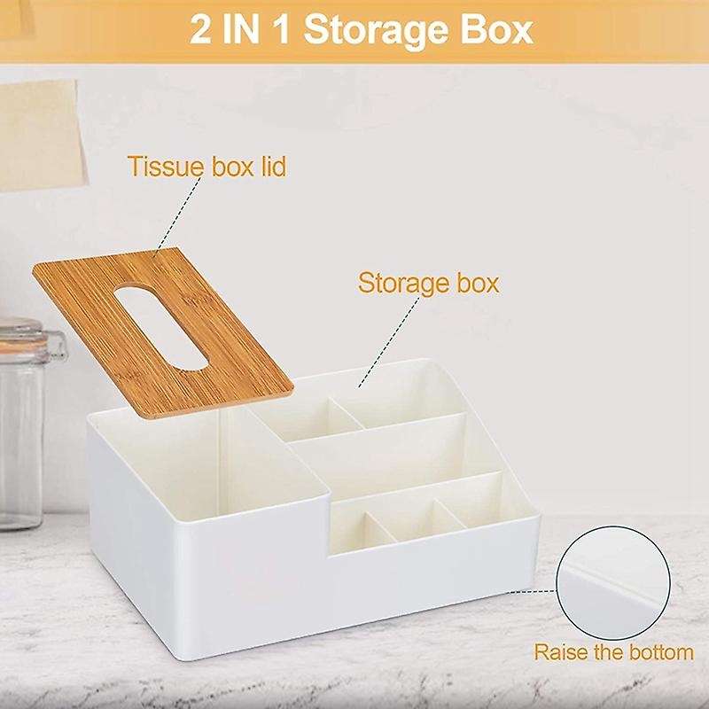 Office Desktop Stationery Tissue Box Household Pp Material Desktop Tissue Cosmetics Box