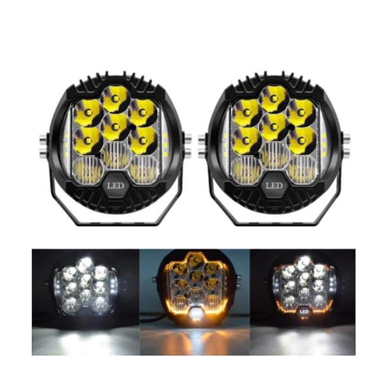 Off-road Car Light -lighted Work Light Headlight Spotlight Work Light Automotive Yellow