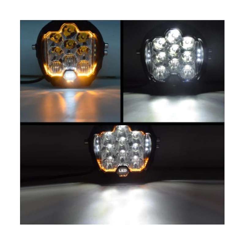 Off-road Car Light -lighted Work Light Headlight Spotlight Work Light Automotive Yellow