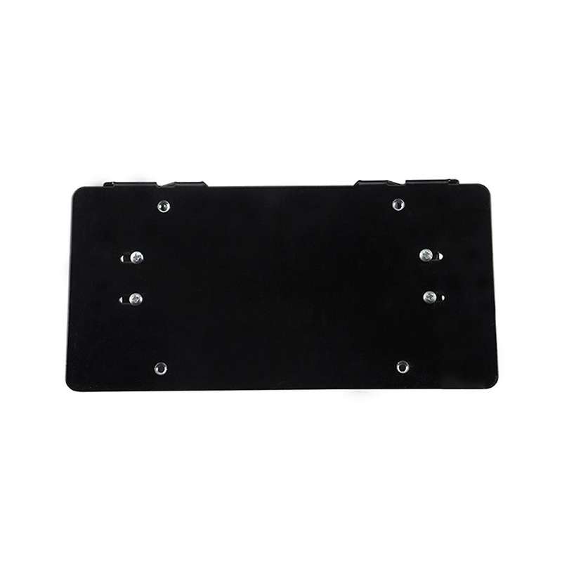 Off-road Flip License Plate Mounting Frame Automatic Winch Roller Fairlead Mounting Bracket 8 3/4 In